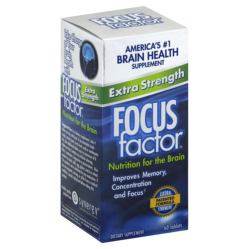 Focus Factor Nutrition for the Brain, Extra Strength, Tablets