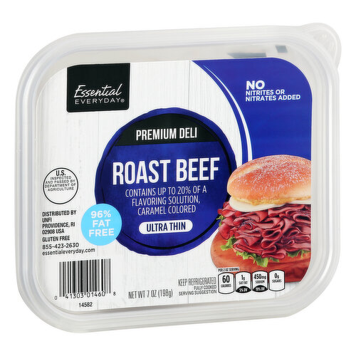 Essential Everyday Roast Beef, Ultra Thin, Premium Deli