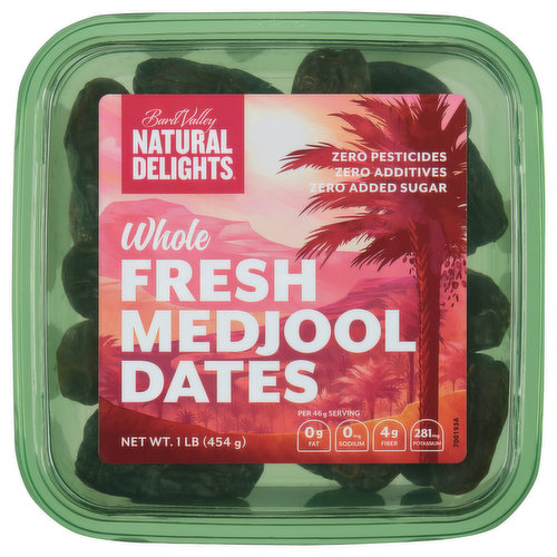 Bard Valley Natural Delights Medjool Dates, Fresh, Whole