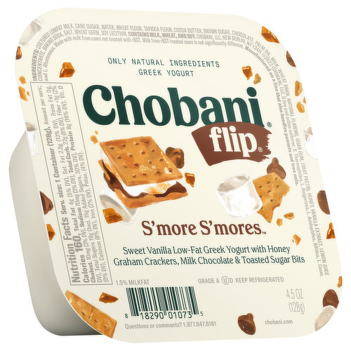 Chobani Flip Yogurt, Greek, S'more S'mores