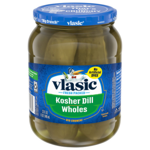 Vlasic Pickles, Kosher Dill, Wholes