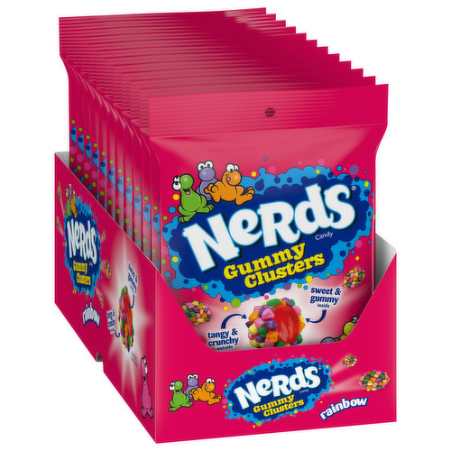 The New Nerds Gummy Clusters Combine Crunchy and Gummy Bites, So