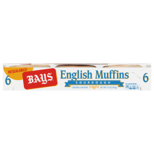 Bays English Muffins, Sourdough