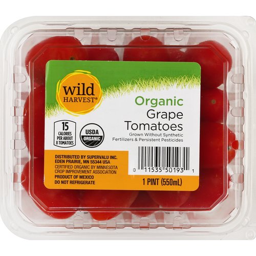 15 calories per about 8 tomatoes. USDA organic. Grown without synthetic fertilizers & persistent pesticides. Certified organic by Minnesota Crop Improvement Association. Product of Mexico.