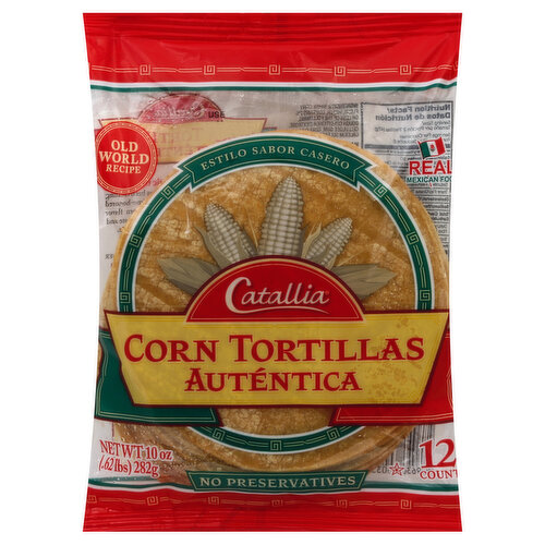 Catallia Tortillas, Corn