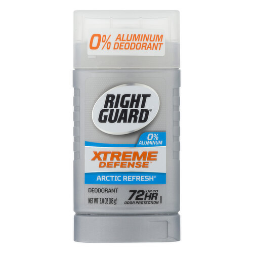 Right Guard Deodorant, 0% Aluminum, Arctic Refresh