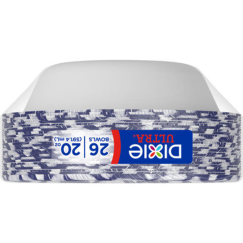 Dixie Ultra Bowls, 20 Ounce - 26 bowls