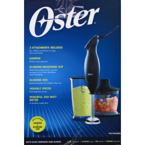 Oster Chopper, 3-Cup, with Accessories