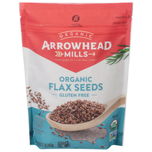 Arrowhead Mills Flax Seeds, Organic, Gluten Free