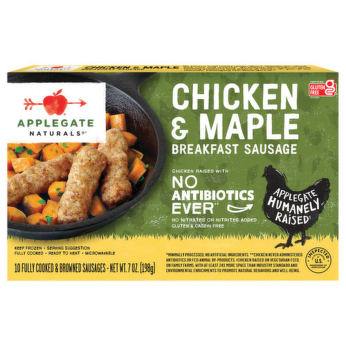 Applegate Naturals Breakfast Sausage, Chicken & Maple