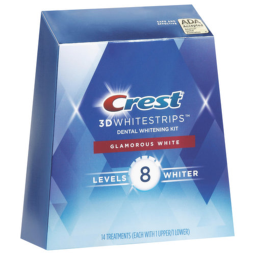 Crest Dental Whitening Kit, Glamorous White