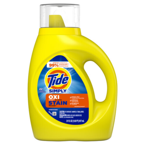 Tide Simply Oxi Boost + Ultra Stain Release