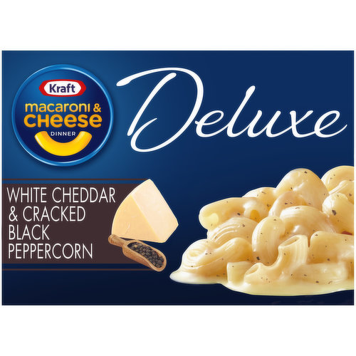 Kraft White Cheddar & Cracked Black Peppercorn Macaroni & Cheese Dinner