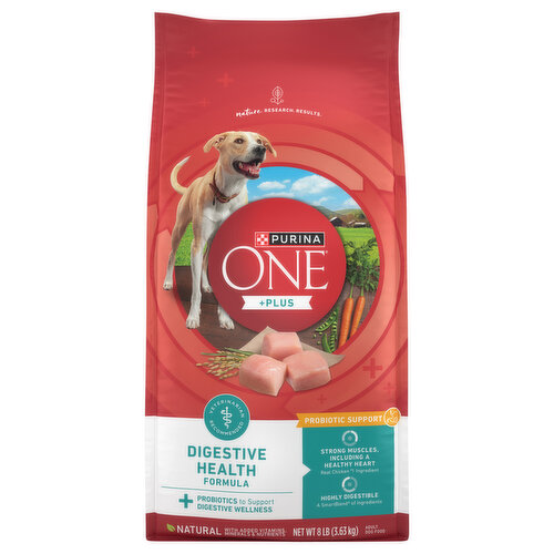 Purina One +Plus Dog Food, Digestive Health Formula, Adult