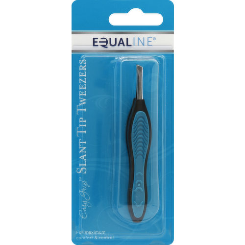 For maximum comfort & control. The savvy choice. Unique non-slip grip is textured to provide maximum comfort and control. Precision-ground tips are permanently aligned to accurately grasp hairs. Chrome finish. Made in China.