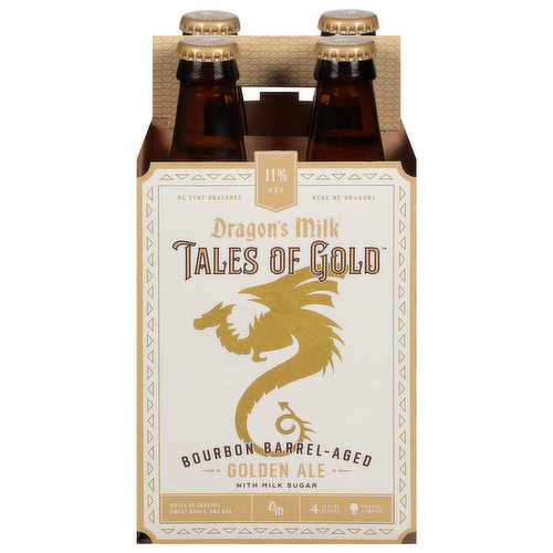 Dragon's Milk Tales of Gold Beer, Bourbon Barrel-Aged Golden Ale