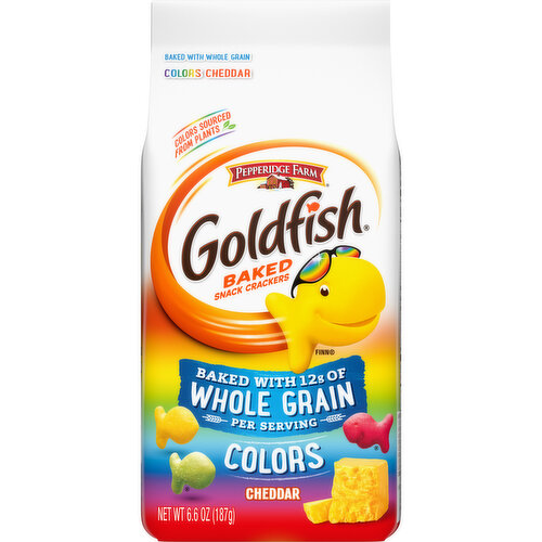 Pepperidge Farm® Goldfish® Baked with Whole Grain Colors Cheddar Baked with Whole Grain