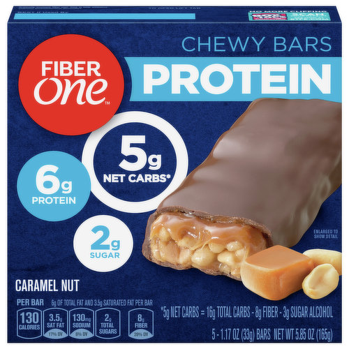 Fiber One Chewy Bars, Caramel Nut