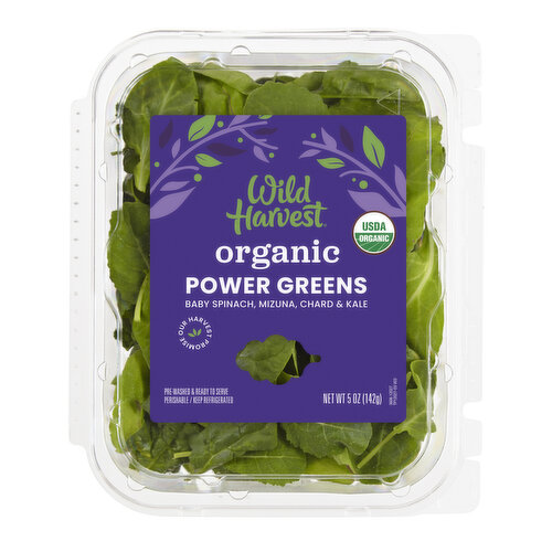 Wild Harvest Power Greens, Organic