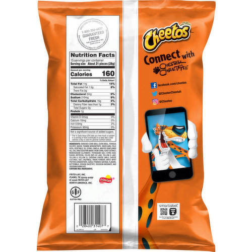  Cheetos Puffs Cheese Flavored Snacks, Party Size