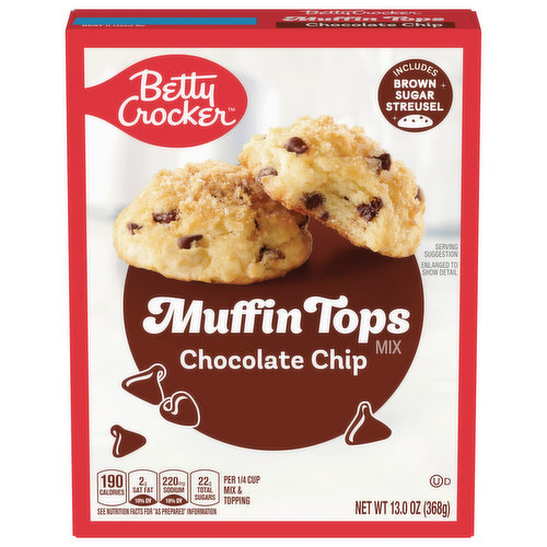 Betty Crocker Muffin Tops Mix, Chocolate Chip