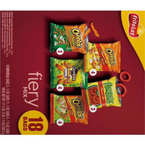 Frito-Lay® Fiery Mix Snacks & Chips Variety Pack, 6 - Kroger