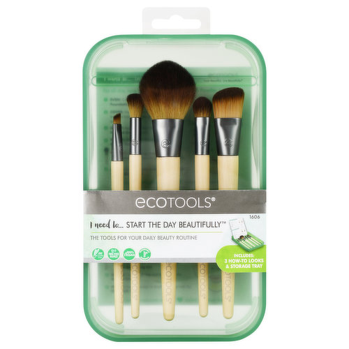 Start The Day Beautiful Makeup Brush Kit – EcoTools Beauty