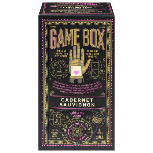 Game Box Cabernet Sauvignon, California