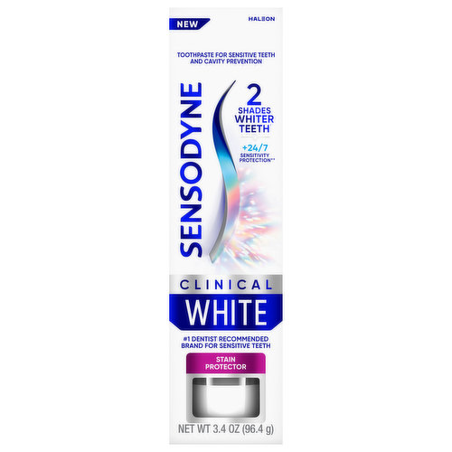 Sensodyne Clinical White Toothpaste, Stain Protector
