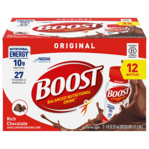 Boost Balanced Nutritional Drink, Rich Chocolate, Original