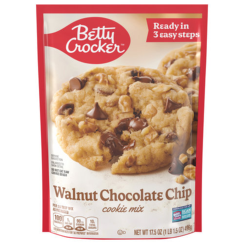 Betty Crocker Cookie Mix, Walnut Chocolate Chip