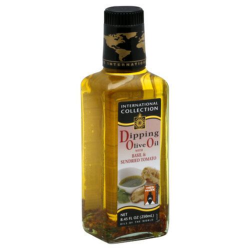 International Collection Olive Oil, Dipping, with Basil & Sundried Tomato