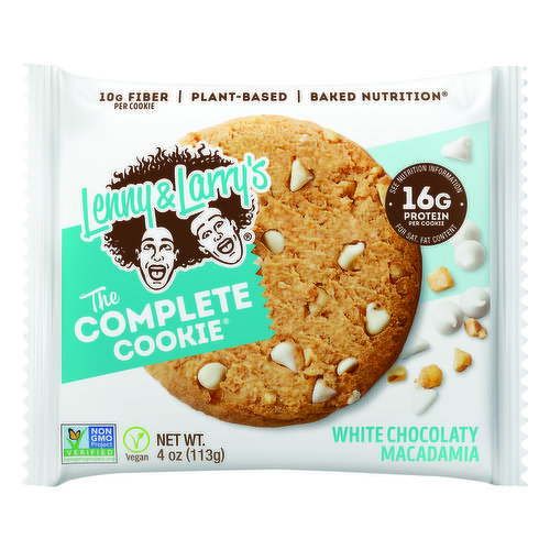 Lenny & Larry's The Complete Cookie, White Chocolaty Macadamia