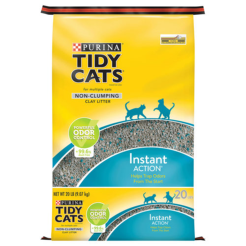 Tidy Cats Clay Litter, Non-Clumping, Instant Action