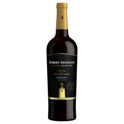 Rum. Barrel-aged. Select lots aged in rum barrels. This Merlot blends the craftmanship of California winemaking with the exotic tradition of dark rum barrel aging. The cool climate of our coastal vineyards imparts the wine with jammy flavors of plum and blueberry. Select lots are then aged in Rum barrels, delivering complex nuances of toasted coconut, molasses, and rich vanilla when added to the blend.