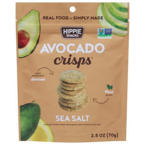 Hippie Snacks Avocado Crisps, Sea Salt