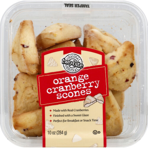 Original Two Bite Scones, Orange Cranberry