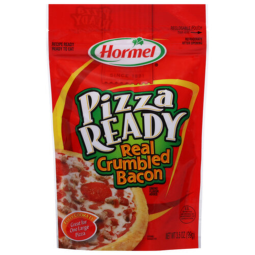 Hormel Real Bacon, Pizza Ready, Crumbled