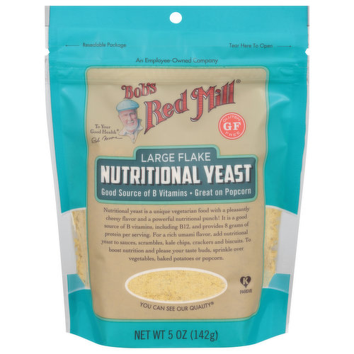 Bob's Red Mill Nutritional Yeast, Large Flake