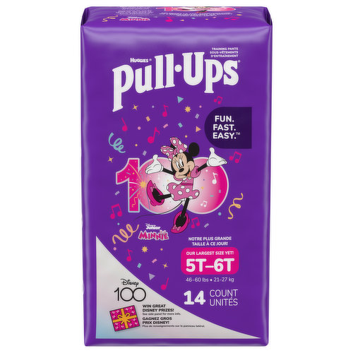 Pull-Ups Training Pants, Disney Junior Minnie, 5T-6T (46-60 lbs)