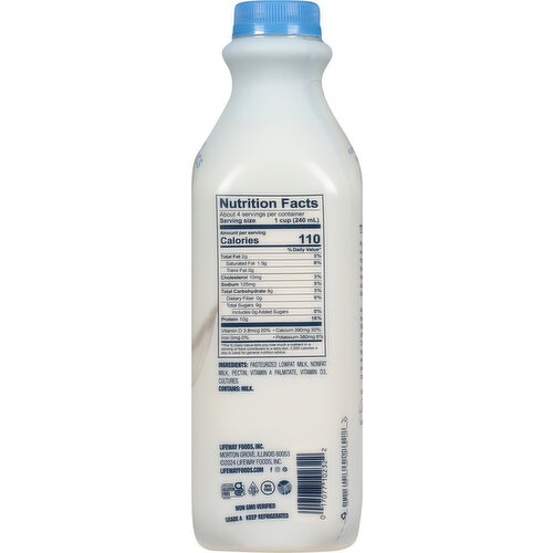 Lifeway Kefir, Plain Unsweetened