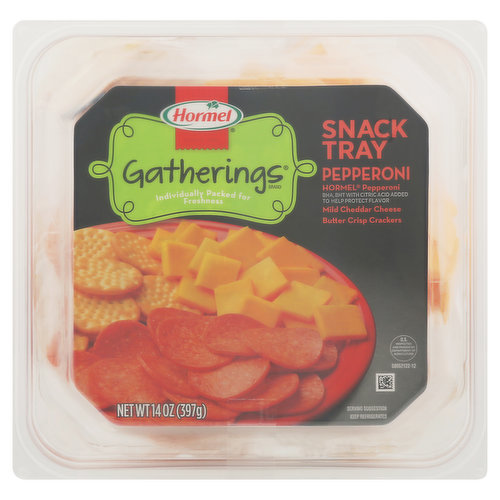 Hormel Gatherings Snack Tray, Pepperoni