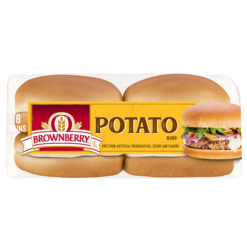 Brownberry Potato Buns, 8 count, 16 oz
