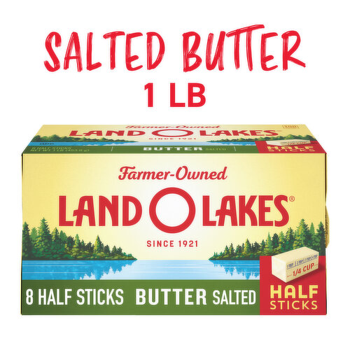 Land O Lakes Salted Butter in Half Sticks