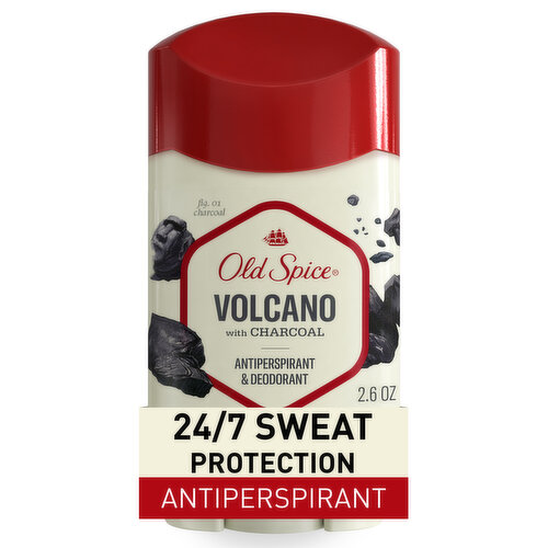 Old Spice Fresher Collection Men's Antiperspirant & Deodorant Volcano with Charcoal, 2.6oz