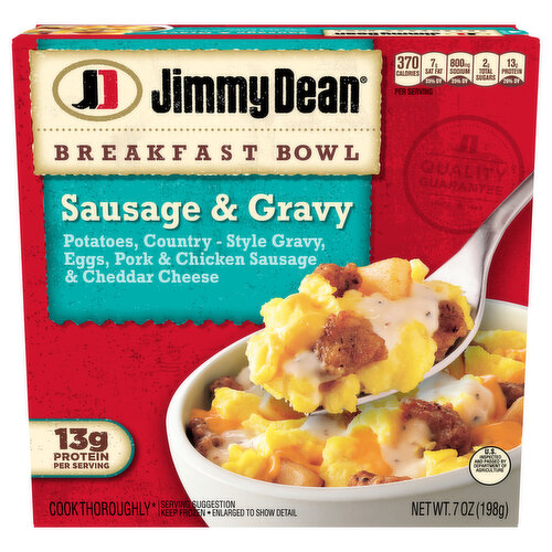 Jimmy Dean Breakfast Bowl, Sausage & Gravy