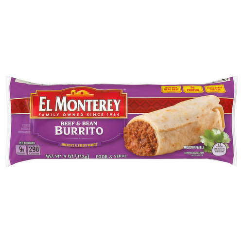 El Monterey Burrito, Beef & Bean
