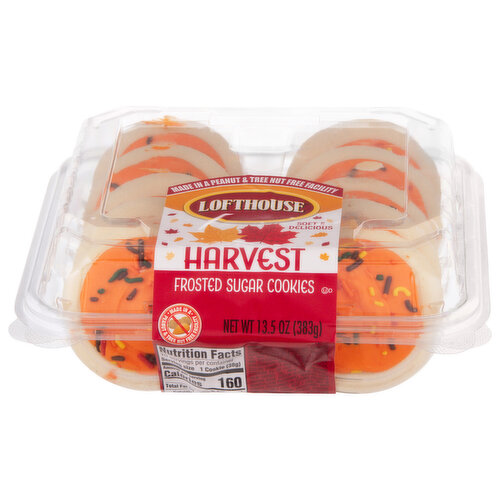 Lofthouse Sugar Cookies, Harvest, Frosted