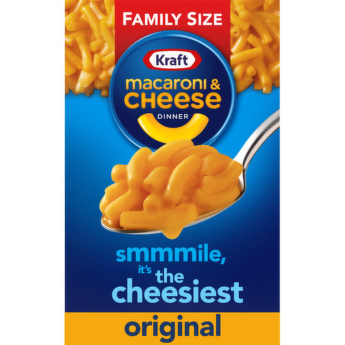 Kraft The Cheesiest Original Flavor Macaroni & Cheese Dinner