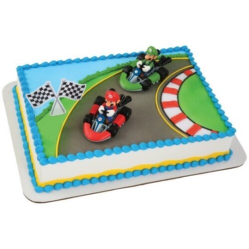 Cub Super Mario Kart Sheet Cake